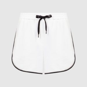 White shorts with monil chain Brunello Cucinelli