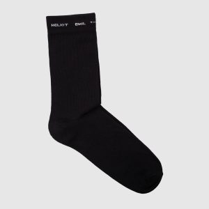 Black socks with logo Heliot Emil