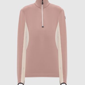 Pink Polartec jumper Moncler Grenoble