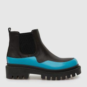 Leather chelsea with contrast panel Babe Pay Pls