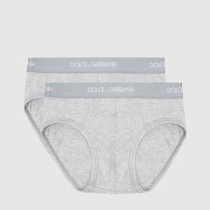 Children's set of gray briefs Dolce&Gabbana