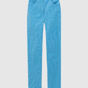 Mom jeans in FF Vertigo pattern Fendi