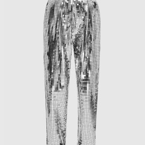 Silver pants Balmain
