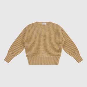 Children's sweater in cashmere and silk with sequins Brunello Cucinelli