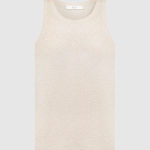 Pink cashmere ribbed top CO