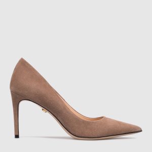 Beige suede shoes Babe Pay Pls