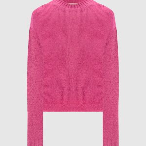 Pink alpaca wool sweater Twinset