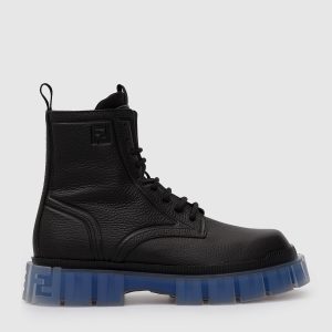 Force leather boots Fendi