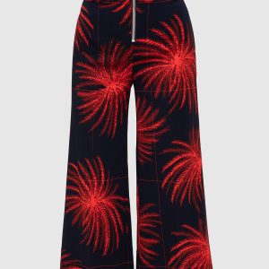 Navy blue culottes Victoria by Victoria Beckham