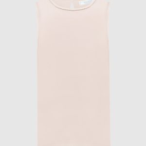 Beige silk top Peserico