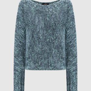 Green sweater with logo Twinset