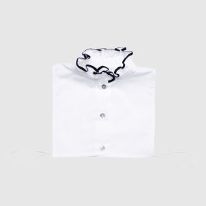 Children's white bib CAF