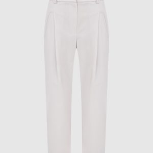 Light beige wool trousers Brunello Cucinelli
