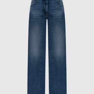 Blue jeans with a worn effect Twinset