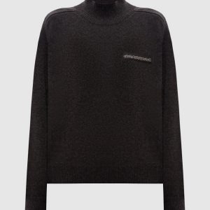 Wool, silk and cashmere sweater with monil chain Peserico