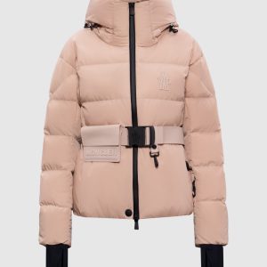 Bouquetin pink ski down jacket Moncler Grenoble
