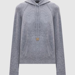 Gray cashmere hoodie Tom Ford