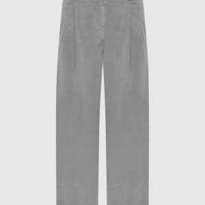 Gray corduroy pants Peserico