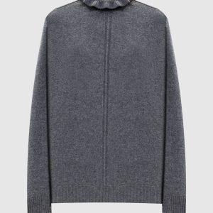Gray sweater with wool and cashmere Twinset
