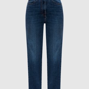 Blue jeans with logo Peserico