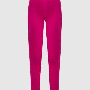 Pink leggings with a logo pattern Palm Angels