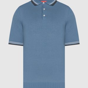 Blue polo ISAIA