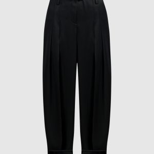 Black pants with silk Jil Sander