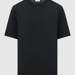 Grey T-shirt with logo Saint Laurent