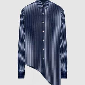 CANOTTA blue striped shirt SSHEENA