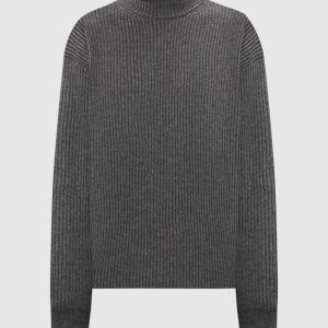 Gray wool sweater Jil Sander