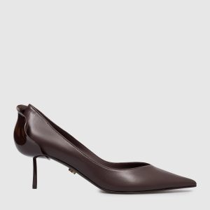 Brown leather shoes PETALO Le Silla
