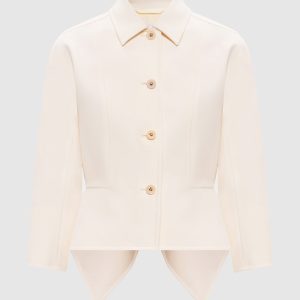 White jacket LORETTA with peplum Max Mara