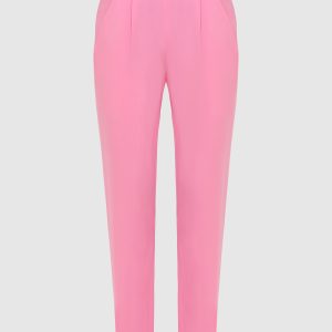 Pink silk trousers Vionnet