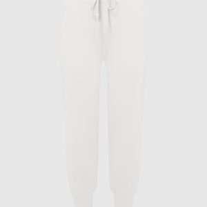 White joggers with silk and cashmere Allude