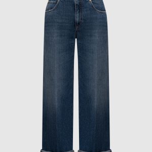 Blue jeans with a worn effect Brunello Cucinelli