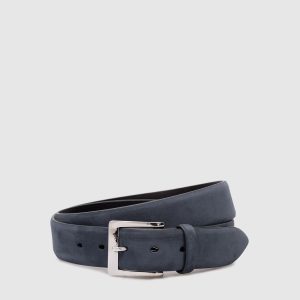 GAREY blue nubuck belt MooRER