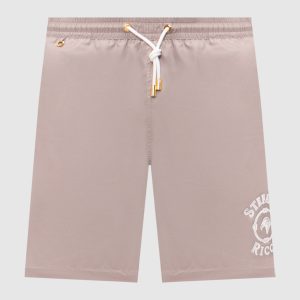 Khaki swim shorts Stefano Ricci