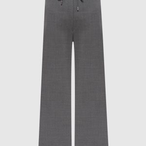 DENARO grey wool flared trousers Max Mara