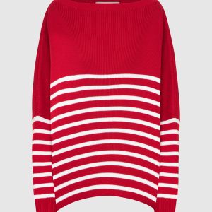 Striped jumper with logo pattern Valentino