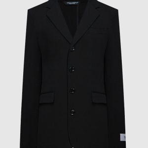 Black jacket with a patch Dolce&Gabbana