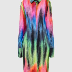 Elton shirt dress in print The Attico