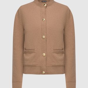 Brown cashmere cardigan Tom Ford