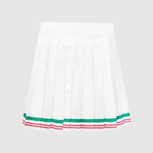 White silk mini skirt Casablanca