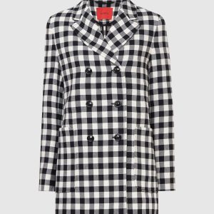 Pea coat in a cage Max & Co