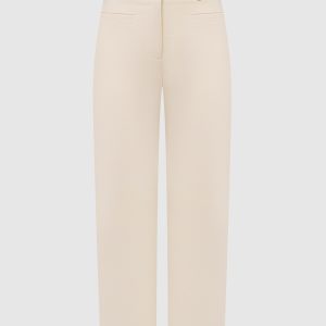 Beige pants with a patch Peserico