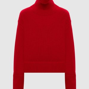 Red Fleur cashmere sweater LISA YANG