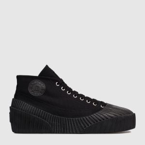 Black Riff Low sneakers with logo patch Balmain