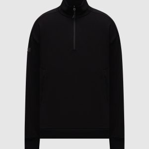 Black sweatshirt with zipper RD-HLFZPSS Riotdivision