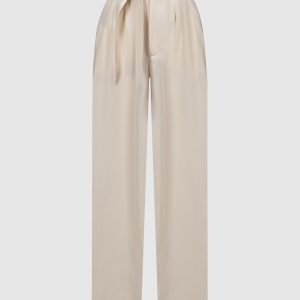 Beige pants with linen Woolrich