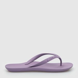 Lilac embossed logo slippers A.Testoni